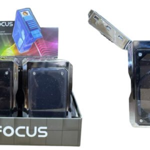 SMOKING ACCESSORIES:FOCUS TRANSPARENT CIG CASE