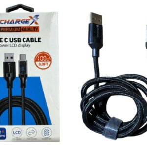 CELL PHONE ACCESSORIES:LCD SCREEN TYPE C BRAIDED CABLE