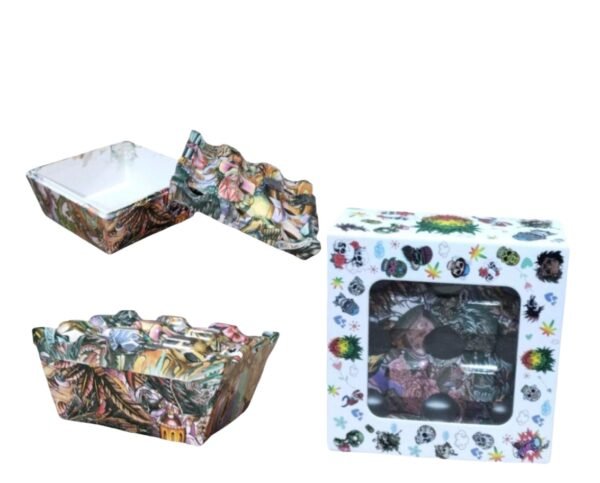 PRINTED FLAT ASHTRAY