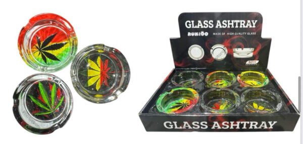 ROUND GLASS ASHTRAY