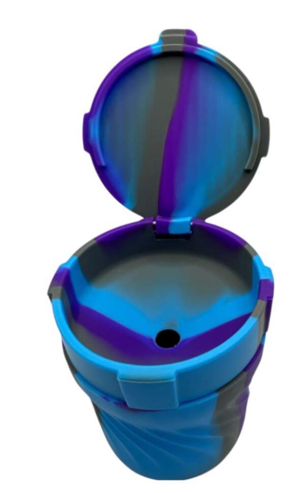 SILICON ASHTRAY W/CAP