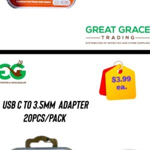 USB C TO 3.5MM ADAPTER 20PCS/PACK