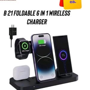 B 21 FOLDABLE 6 IN 1 WIRELESS CHARGER